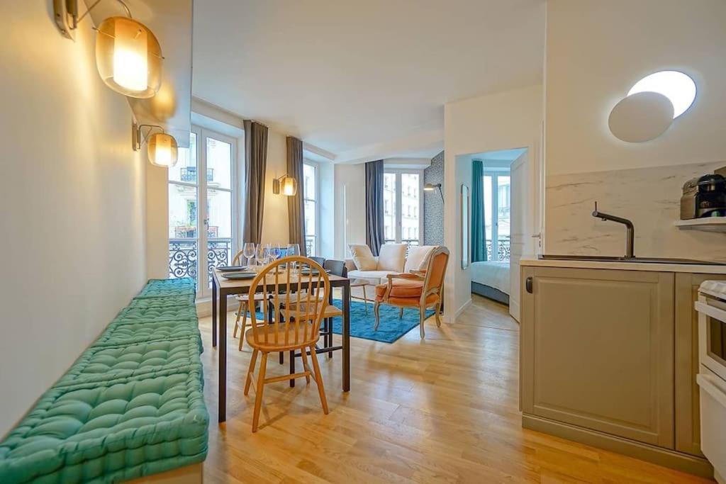 Elegant Appartement Dans Le Marais - Paris 3 Kültér fotó