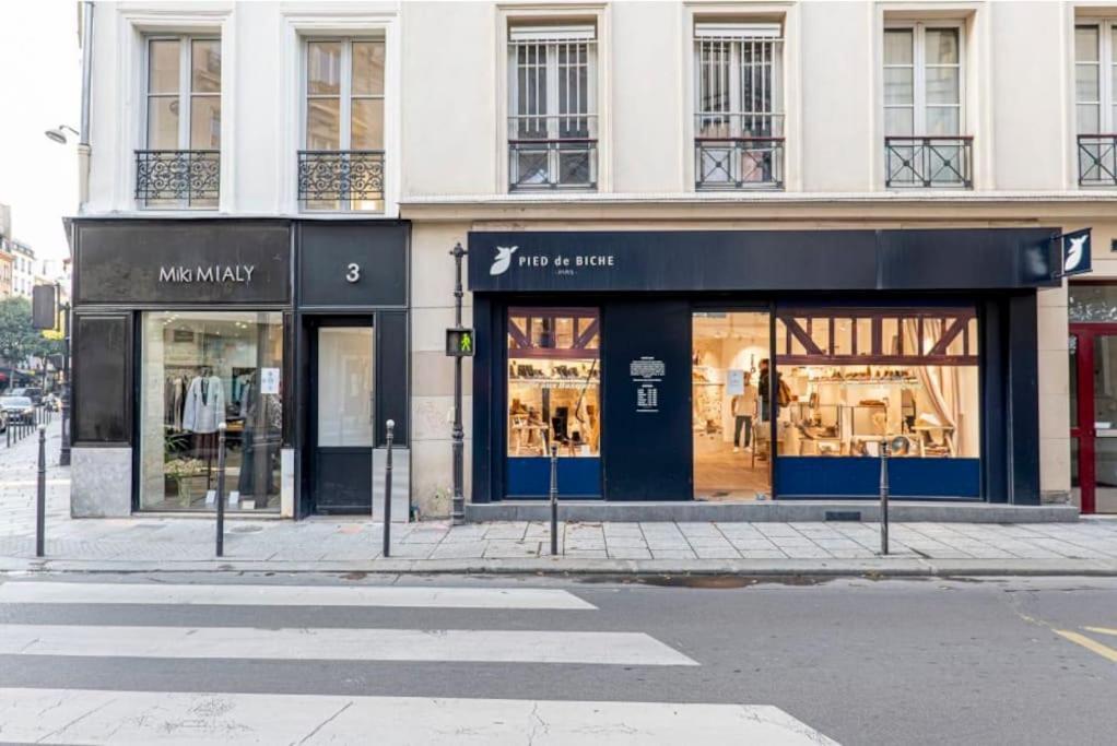 Elegant Appartement Dans Le Marais - Paris 3 Kültér fotó